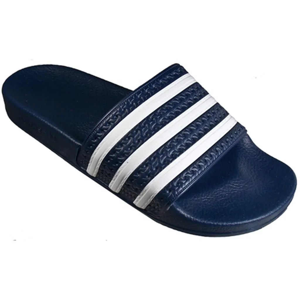 Adidas Adilette Slides - Blue/White
