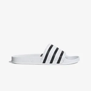 Adidas | ADILETTE  { WHITE