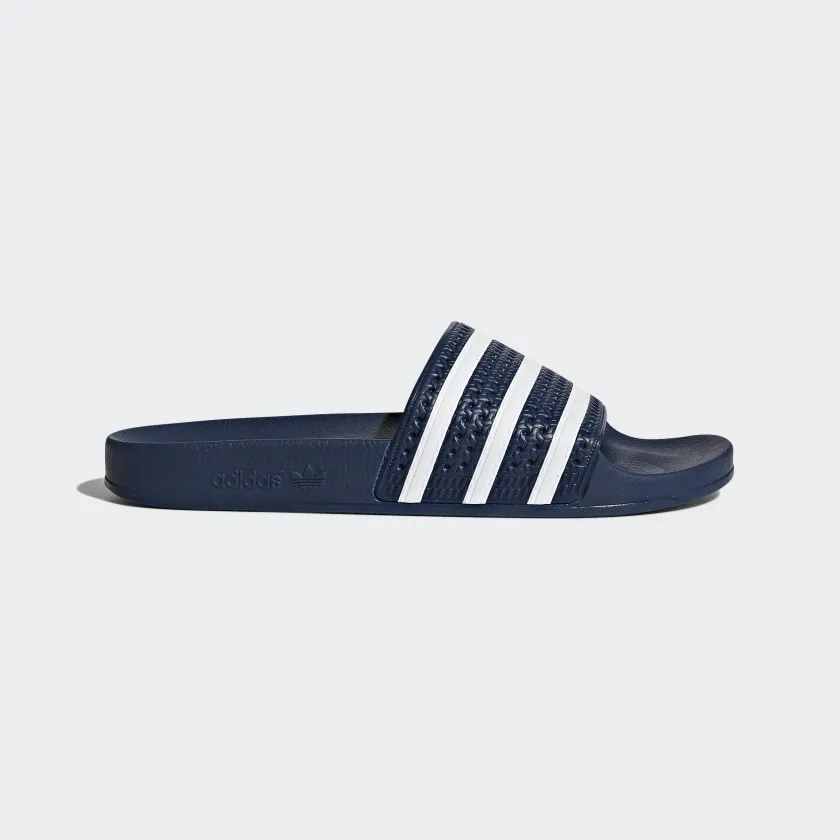 Adilette Slides (Adi Blue   White)