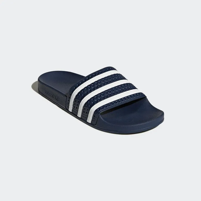 Adilette Slides (Adi Blue   White)