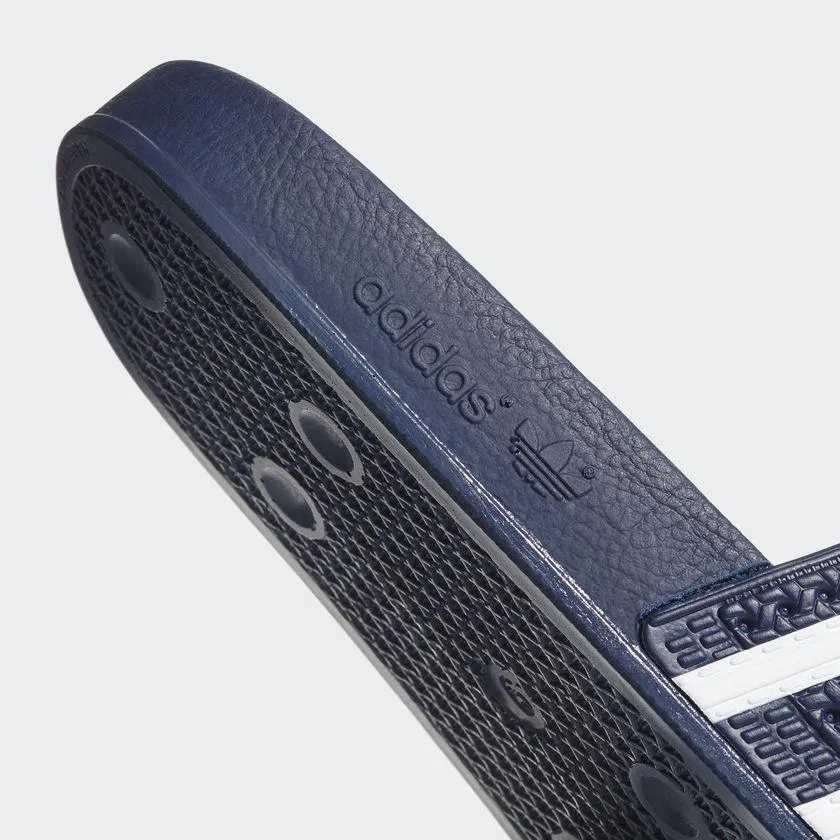 Adilette Slides (Adi Blue   White)