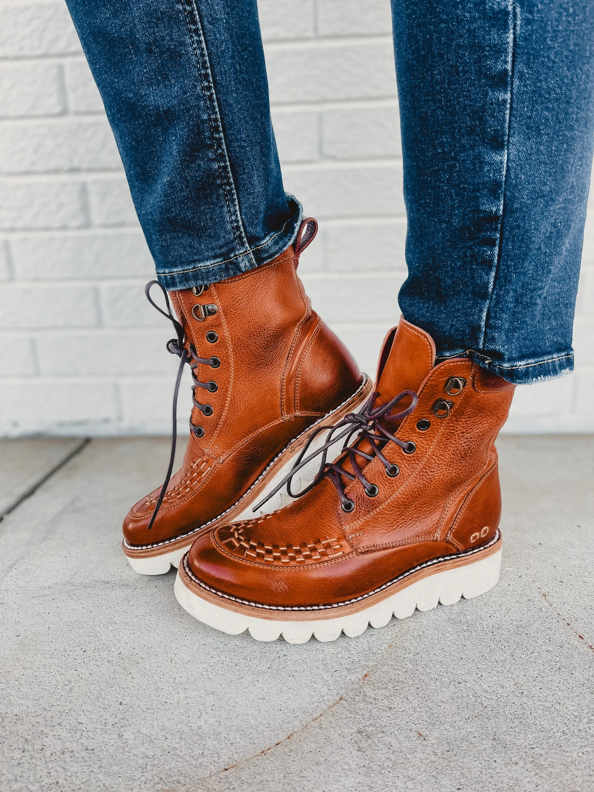 Bedstu Elisha II Platform Boot - Cognac Rustic