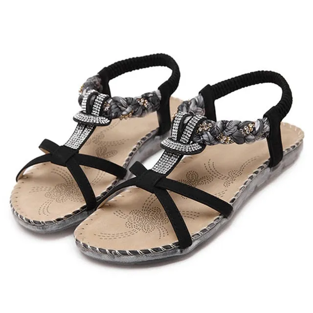 Bohemia Women Sandals – Casual Sexy Beach Flip Flops Gladiator Summer Flats Fashionable Women's Shoes