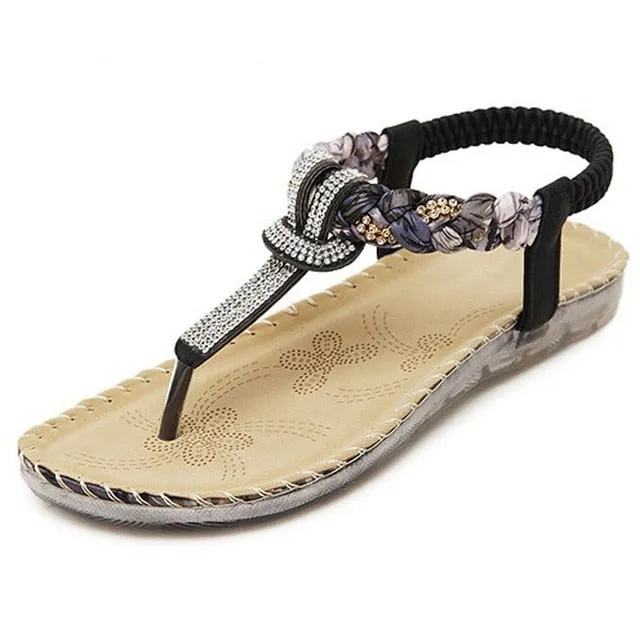 Bohemia Women Sandals – Casual Sexy Beach Flip Flops Gladiator Summer Flats Fashionable Women's Shoes