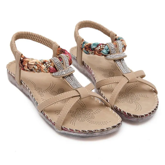 Bohemia Women Sandals – Casual Sexy Beach Flip Flops Gladiator Summer Flats Fashionable Women's Shoes