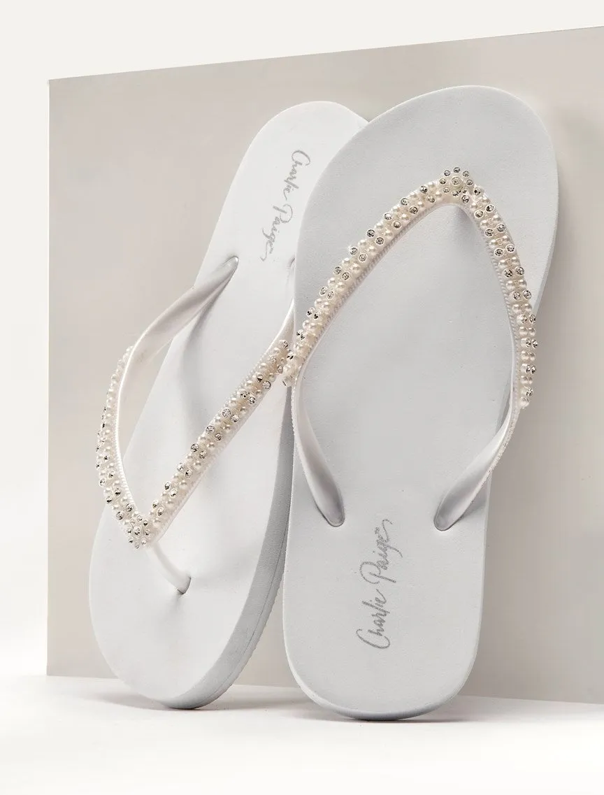 Bridal Bliss Flip Flops