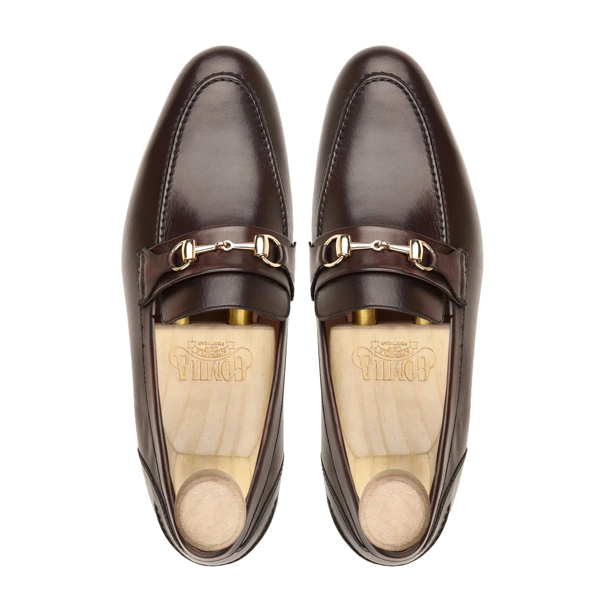 Charlie - Men's Brown Calf Leather Loafer