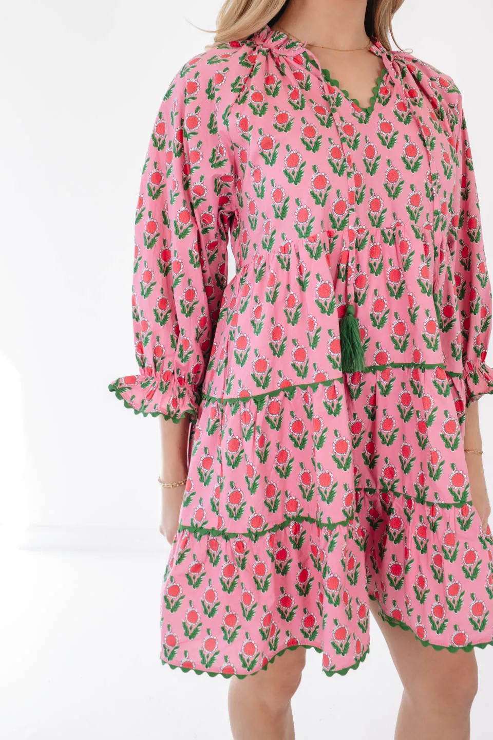 City Of Sunflowers Dress - Pink