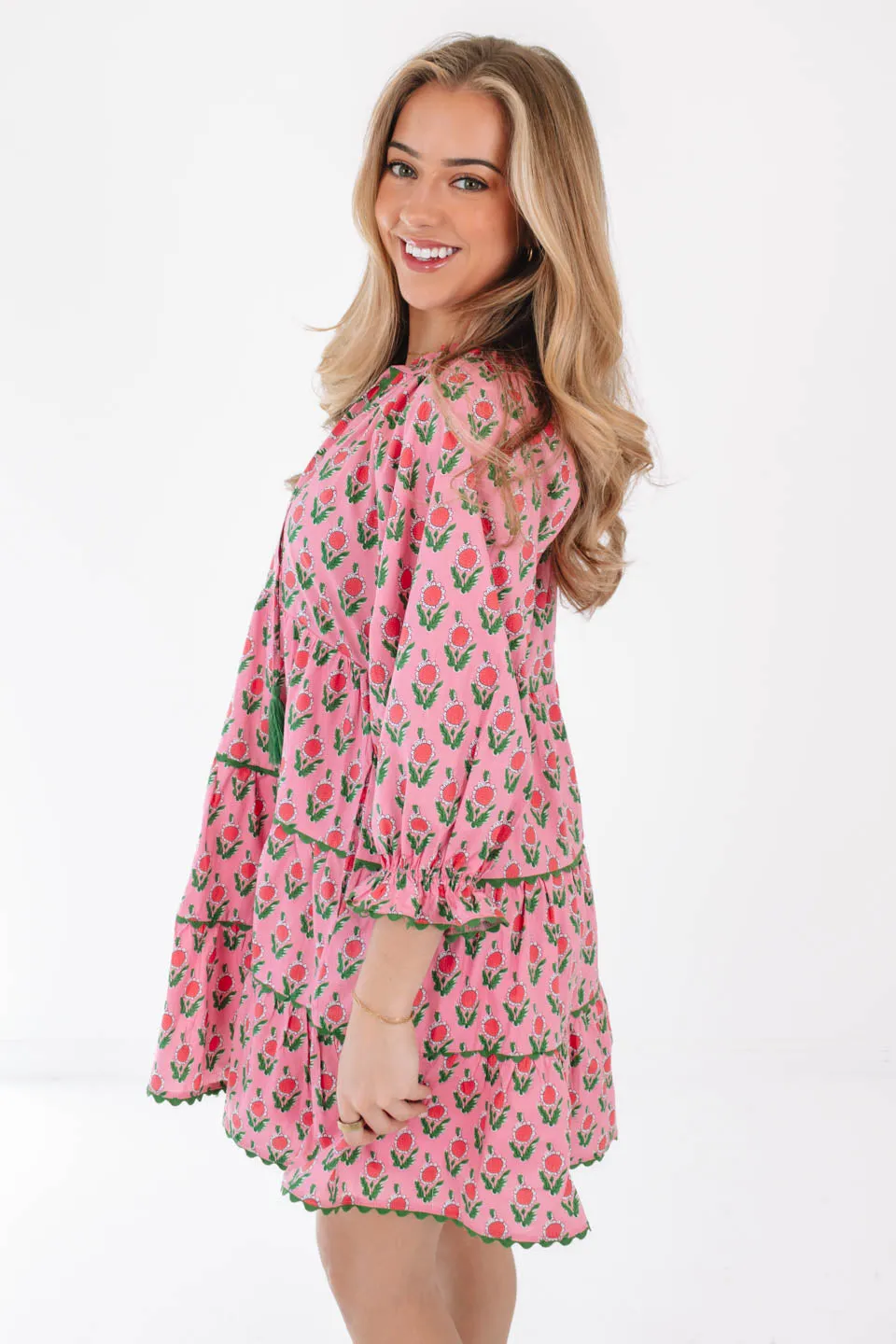 City Of Sunflowers Dress - Pink