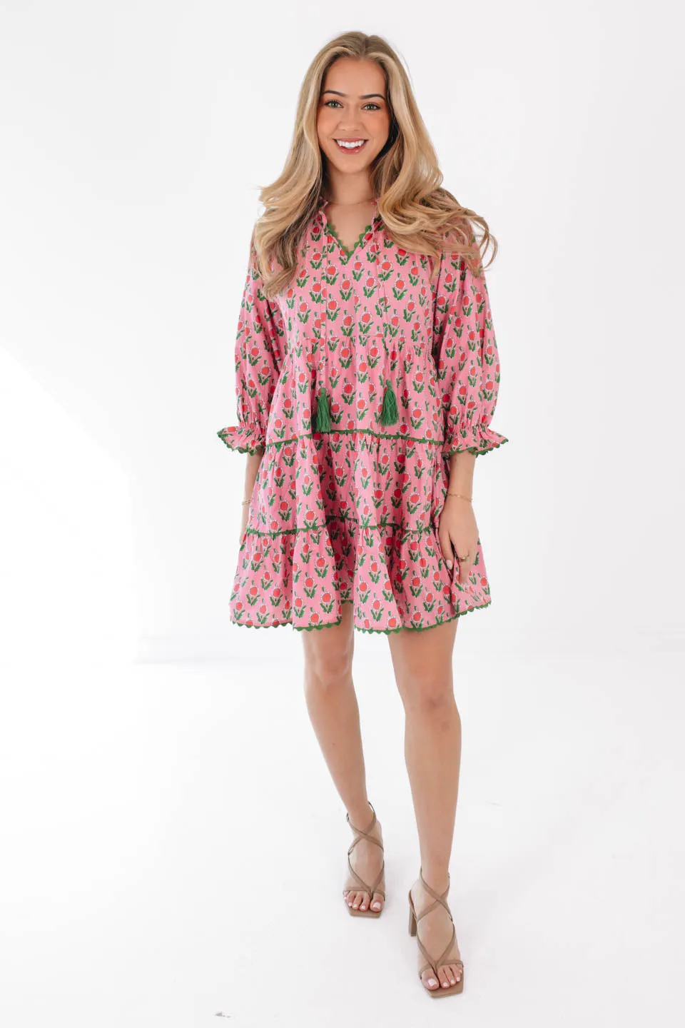 City Of Sunflowers Dress - Pink