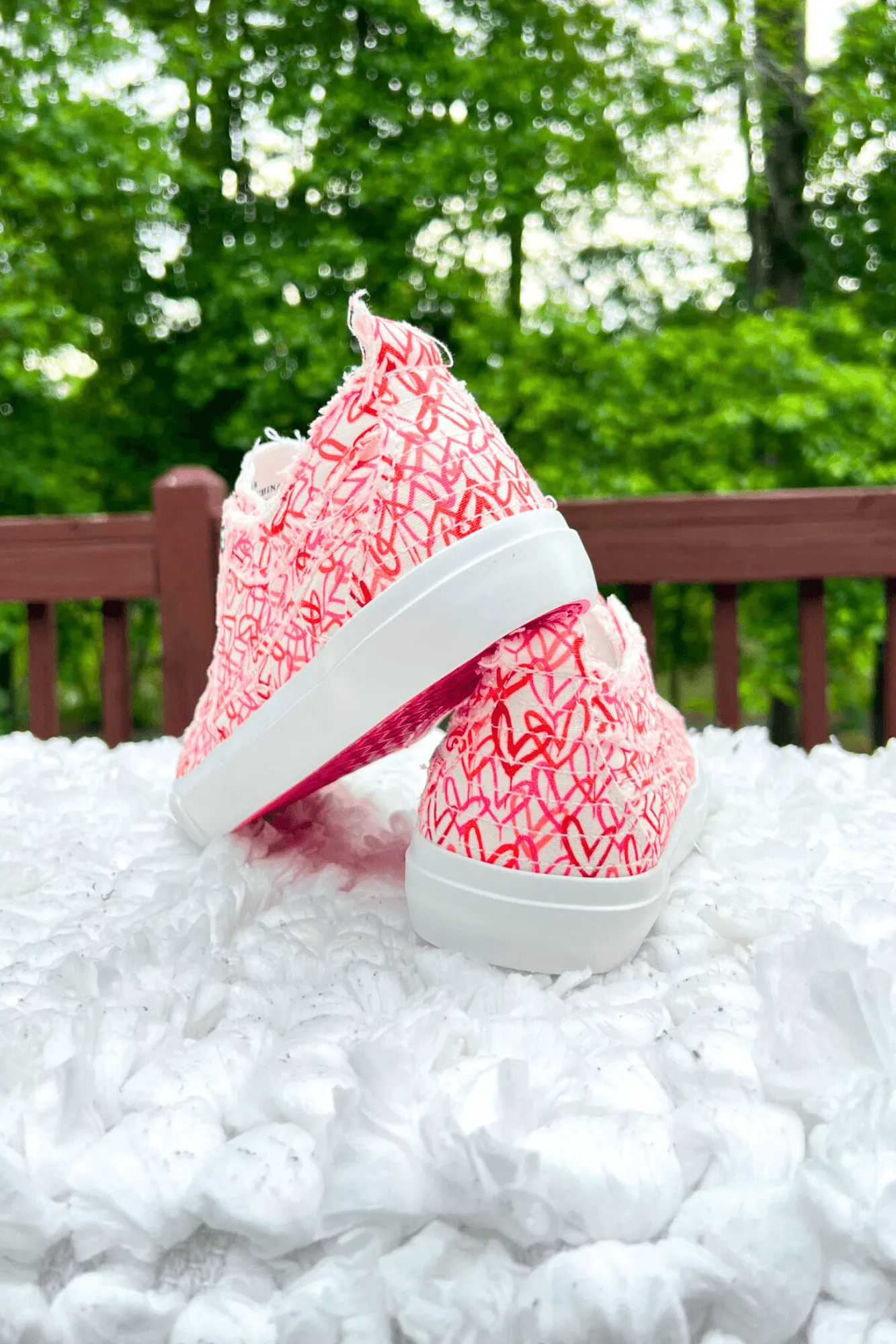 Cross My Heart Slip-On Canvas Shoes