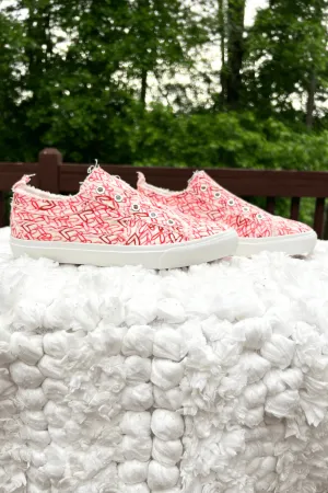 Cross My Heart Slip-On Canvas Shoes