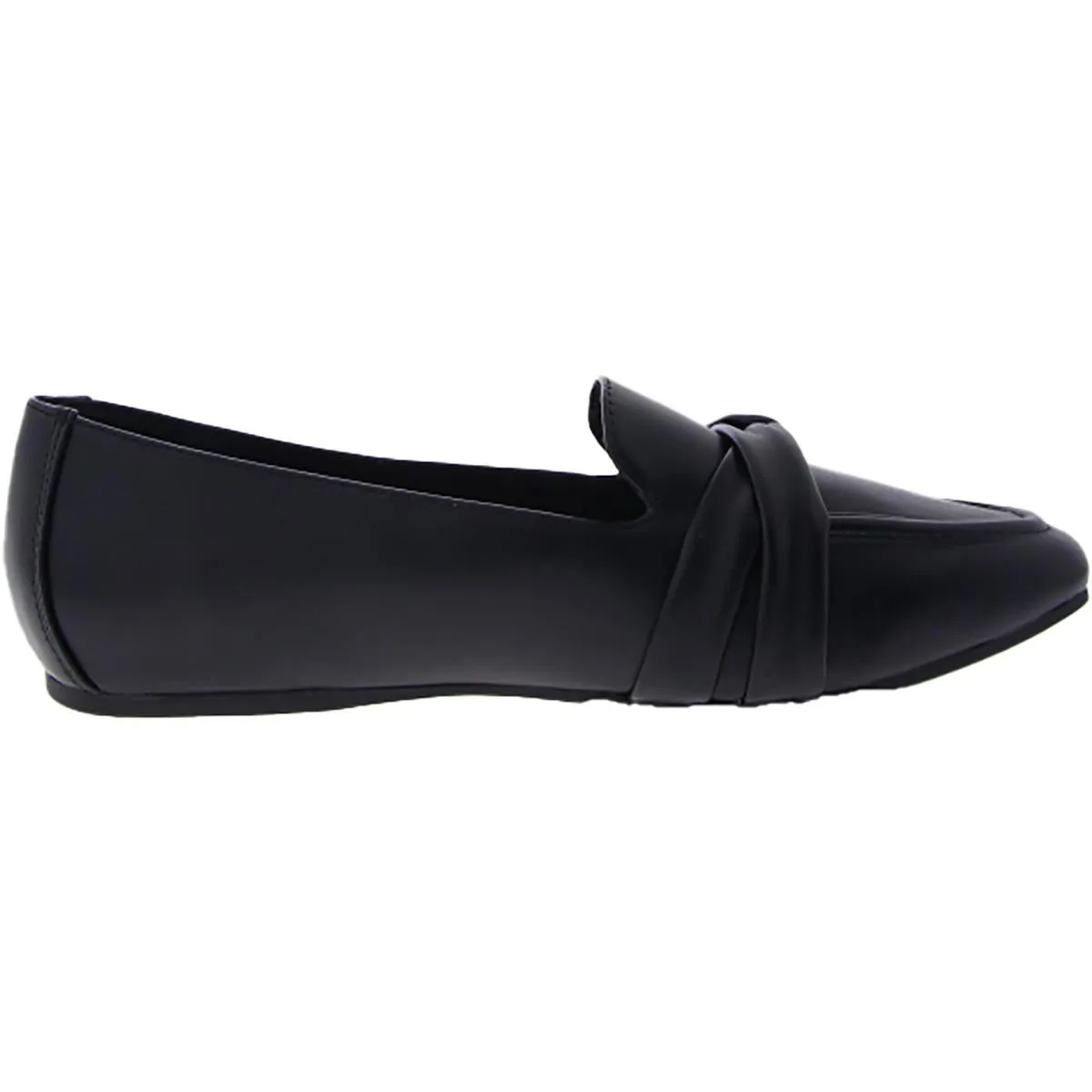 Easy Street Womens Betty Faux Leather Slip-On Loafers