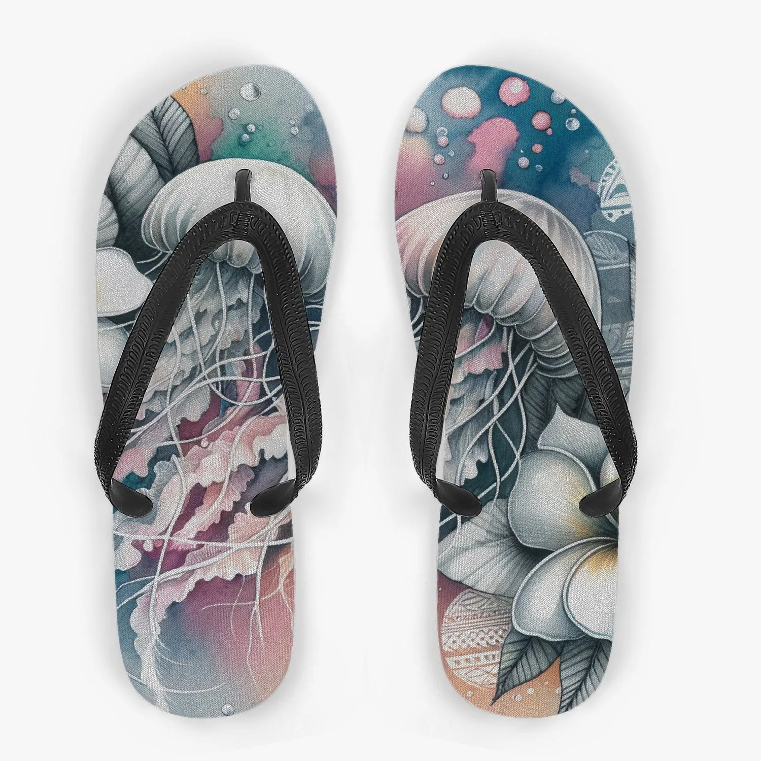 Jelly Fish Undersea | Classic Flip Flops