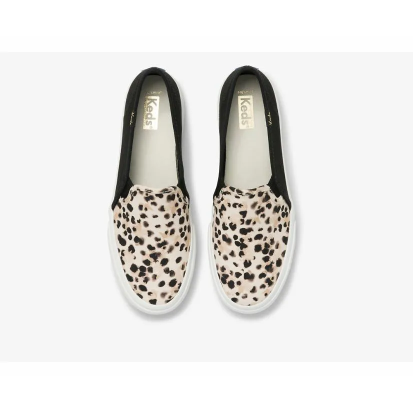 Keds Double Decker Leopard Canvas Sneaker