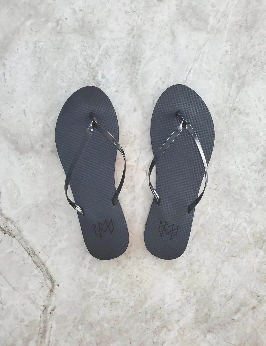 Lux Noir Flip Flop by Malvados