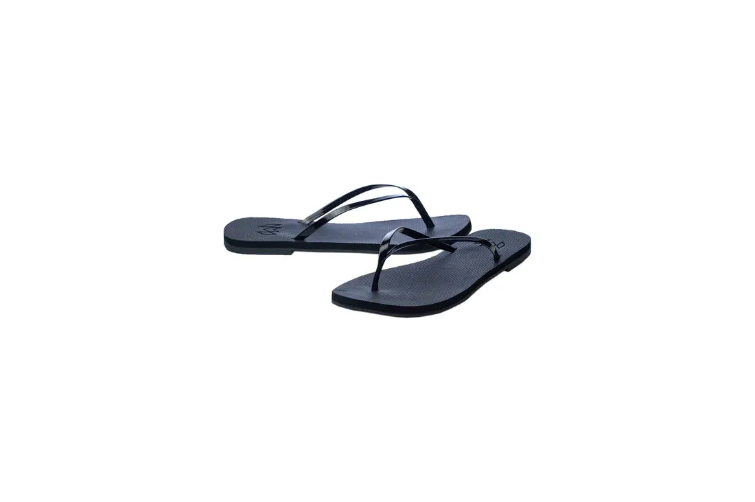 Lux Noir Flip Flop by Malvados