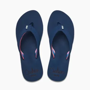 Reef Womens Cushion Breeze Flip Flops - Midnight