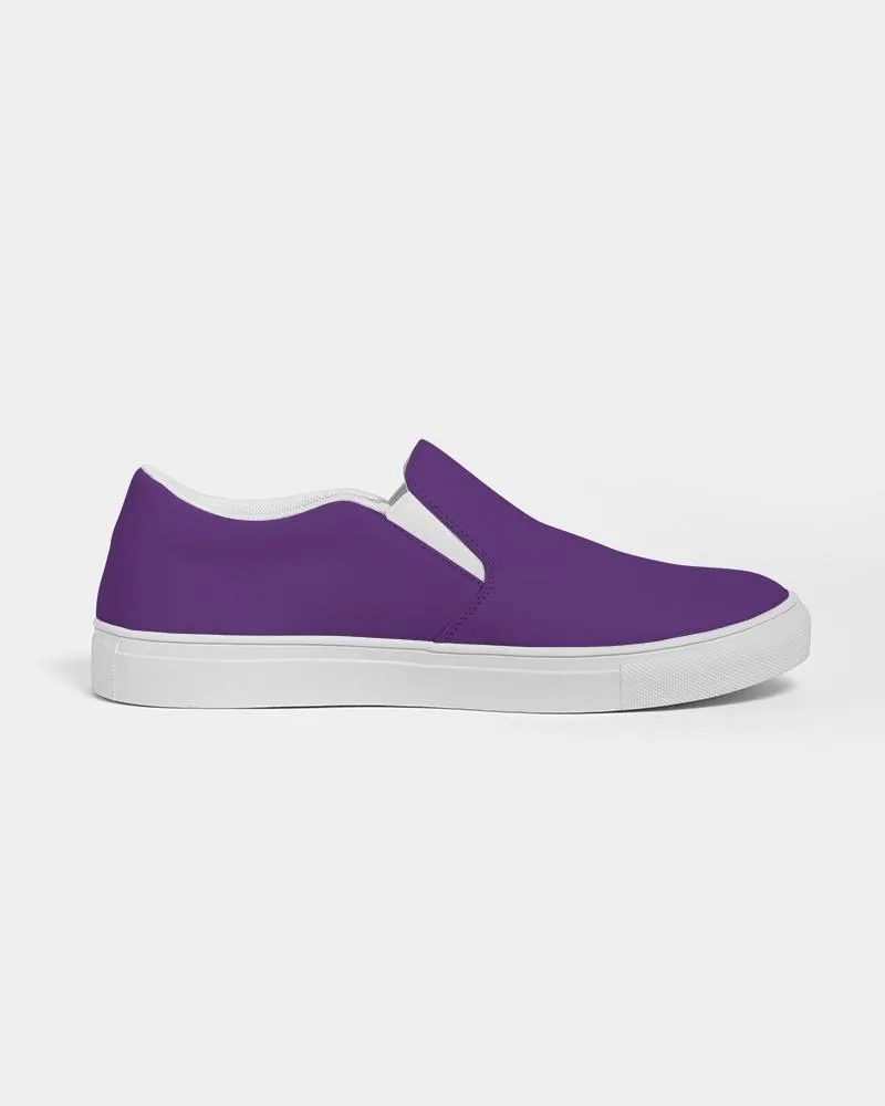 Shaded Violet Slip-On Canvas Sneakers | Men's | C75M100Y0K30