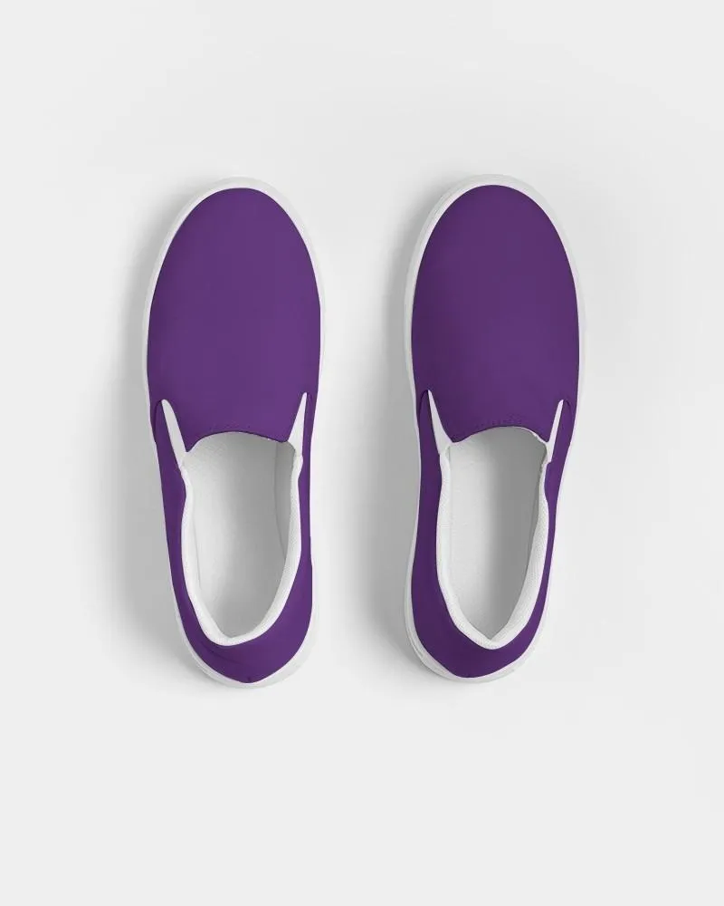 Shaded Violet Slip-On Canvas Sneakers | Men's | C75M100Y0K30