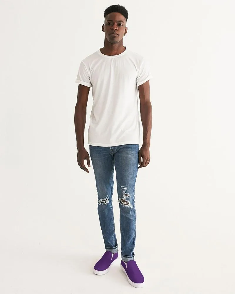 Shaded Violet Slip-On Canvas Sneakers | Men's | C75M100Y0K30