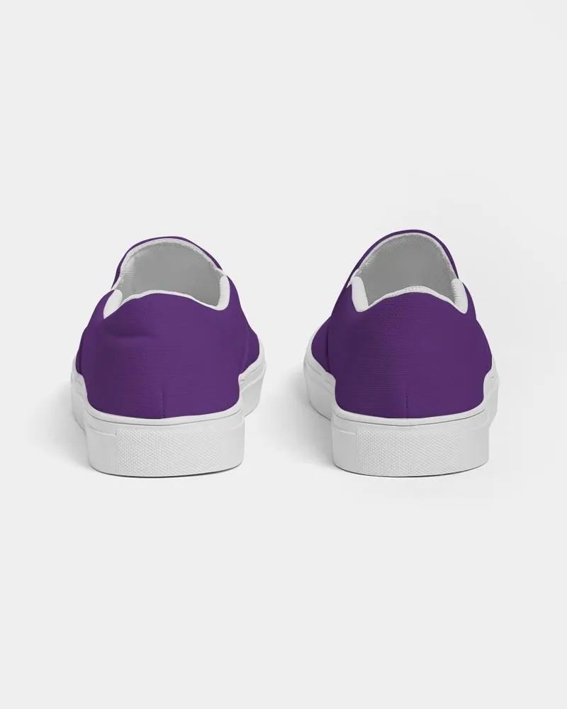Shaded Violet Slip-On Canvas Sneakers | Men's | C75M100Y0K30
