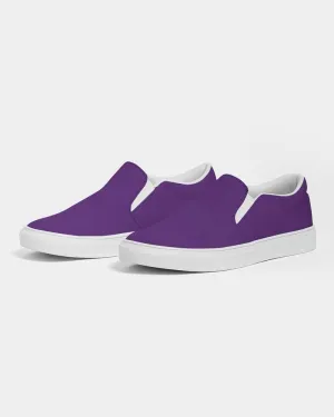 Shaded Violet Slip-On Canvas Sneakers | Men's | C75M100Y0K30