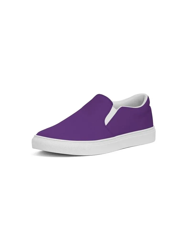 Shaded Violet Slip-On Canvas Sneakers | Men's | C75M100Y0K30