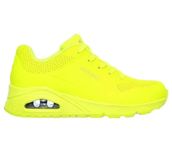 Skechers Women UNO - NIGHT SHADES 73667 (NEON YELLOW)