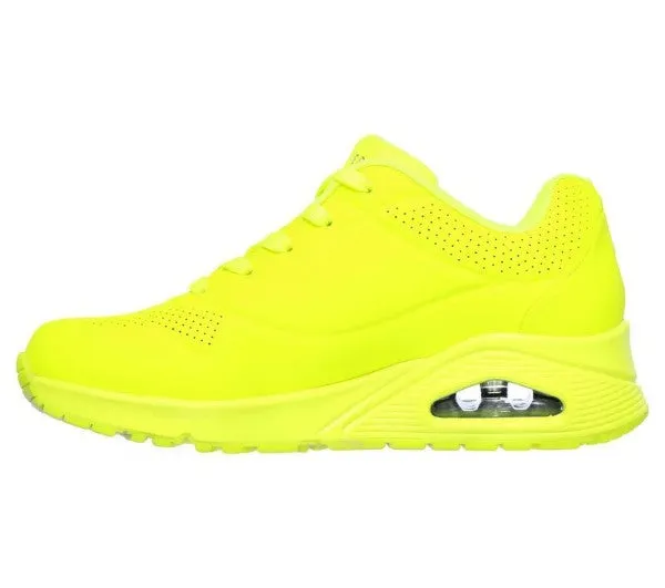 Skechers Women UNO - NIGHT SHADES 73667 (NEON YELLOW)