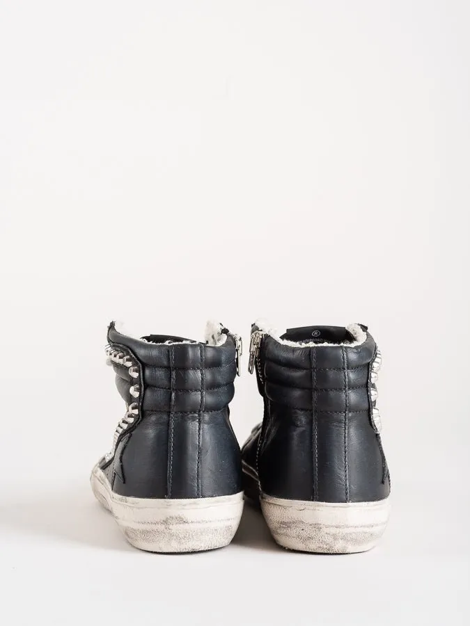 slide sneakers - black studs
