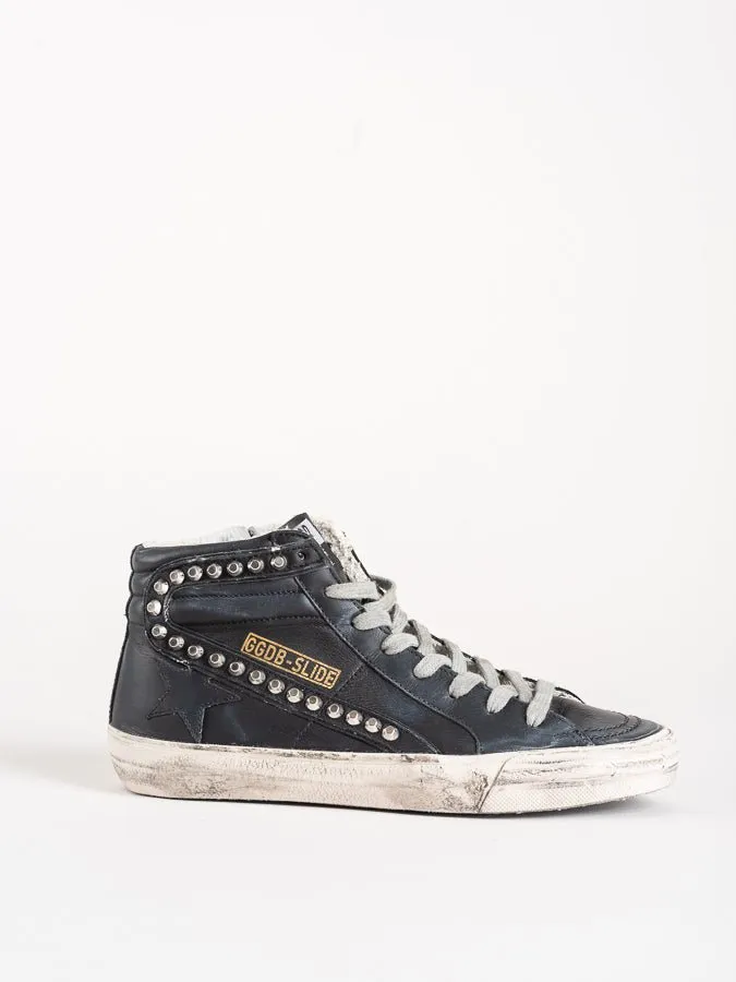 slide sneakers - black studs