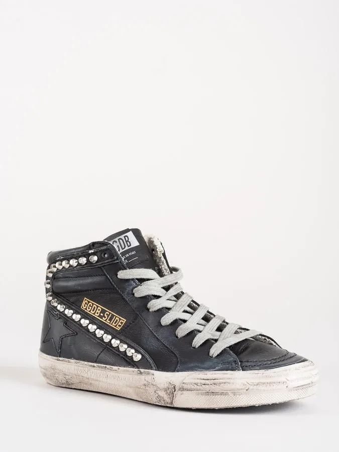 slide sneakers - black studs