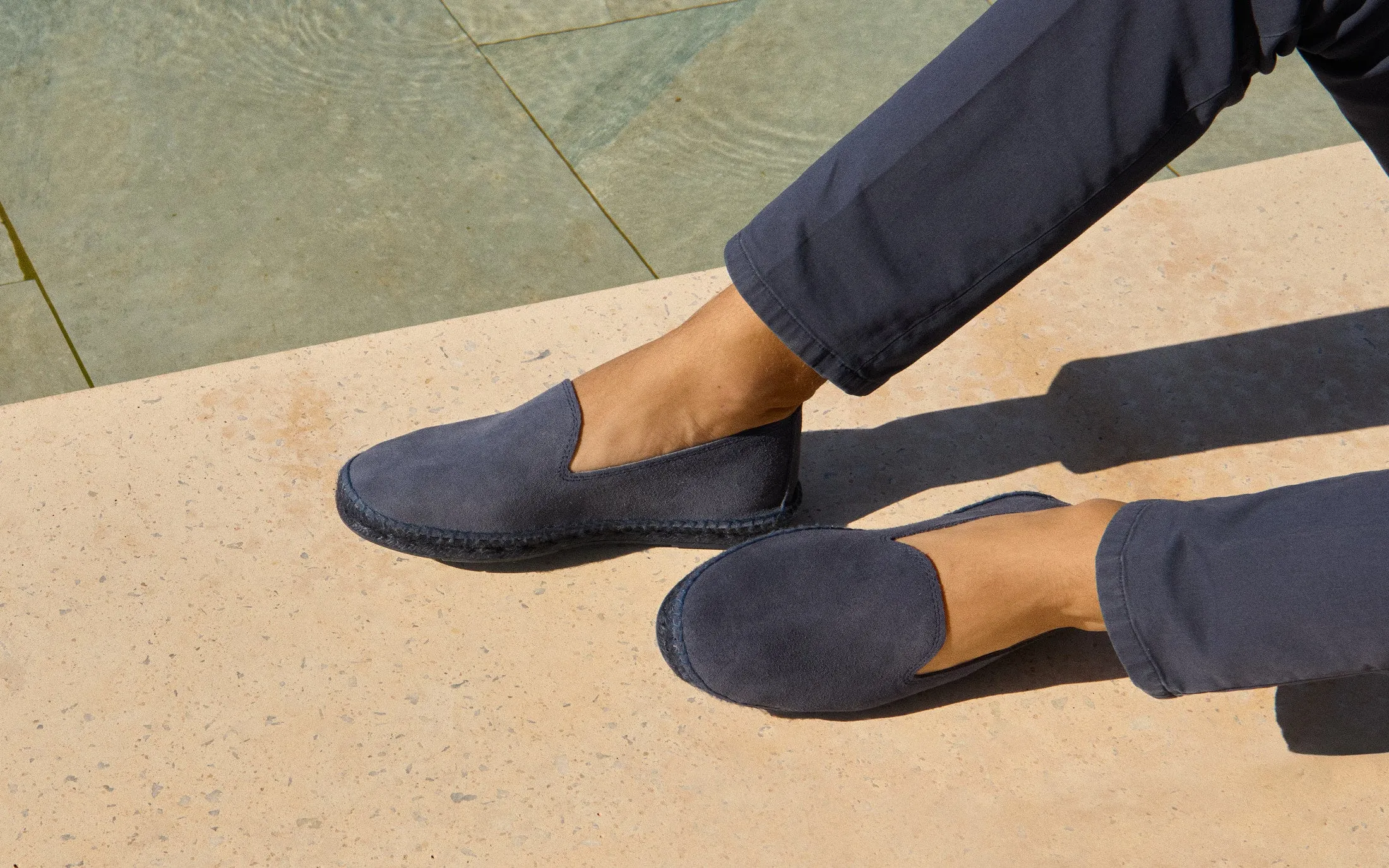 Suede Espadrilles - R46C0 - Hamptons Patriot Blue On Tone