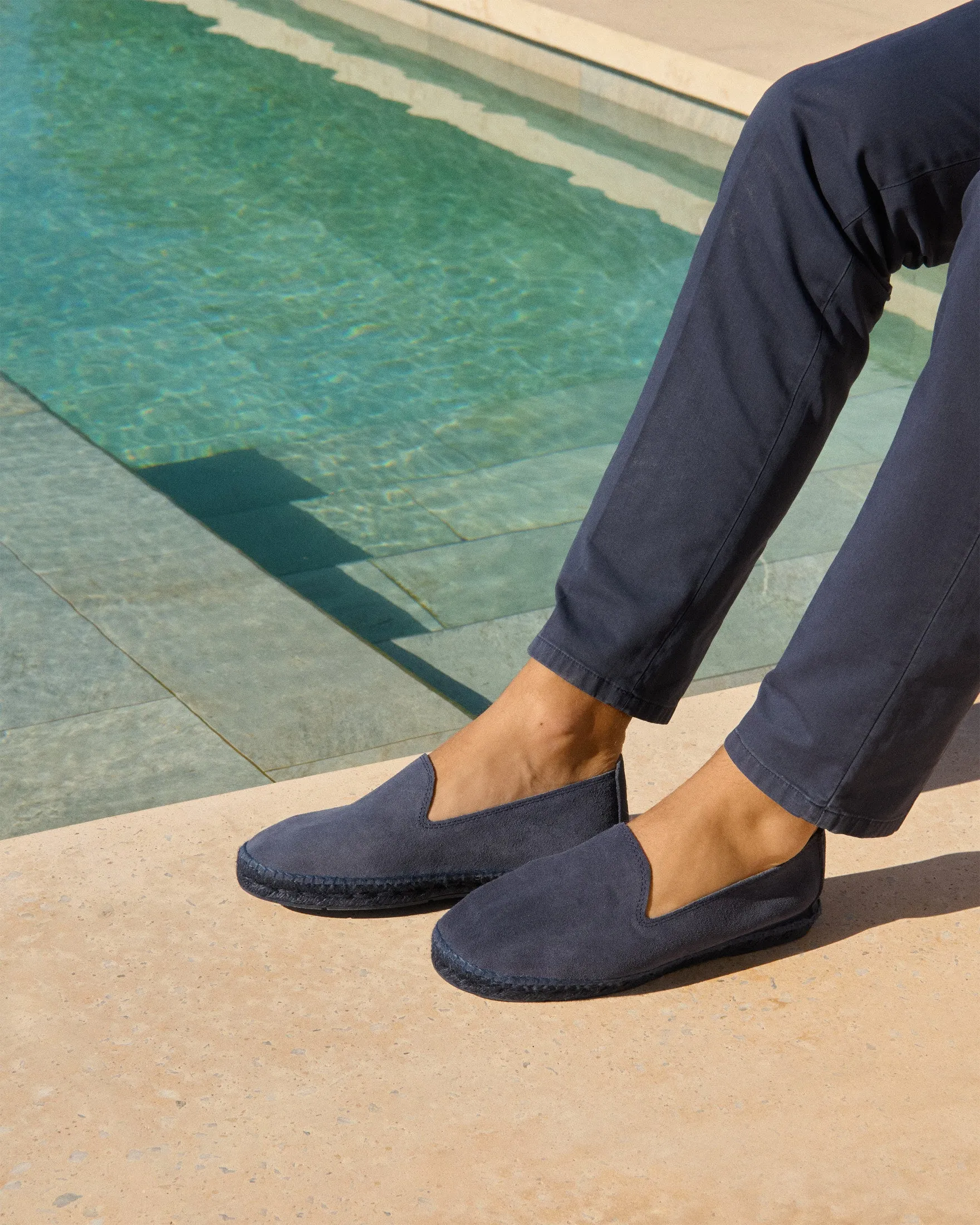 Suede Espadrilles - R46C0 - Hamptons Patriot Blue On Tone