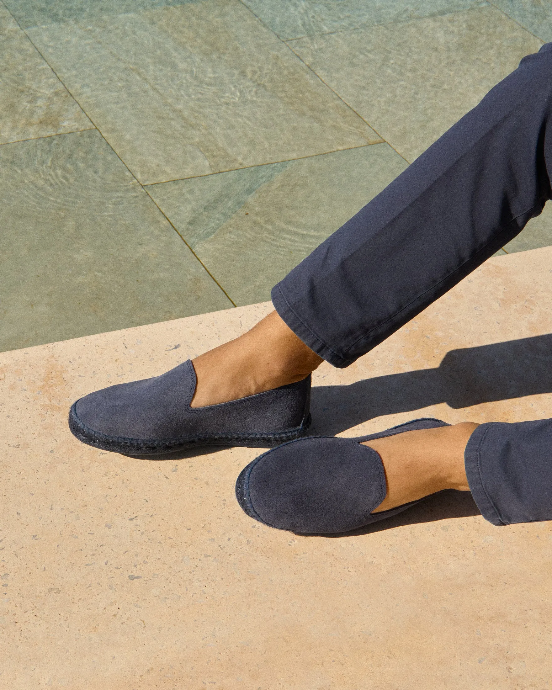 Suede Espadrilles - R46C0 - Hamptons Patriot Blue On Tone