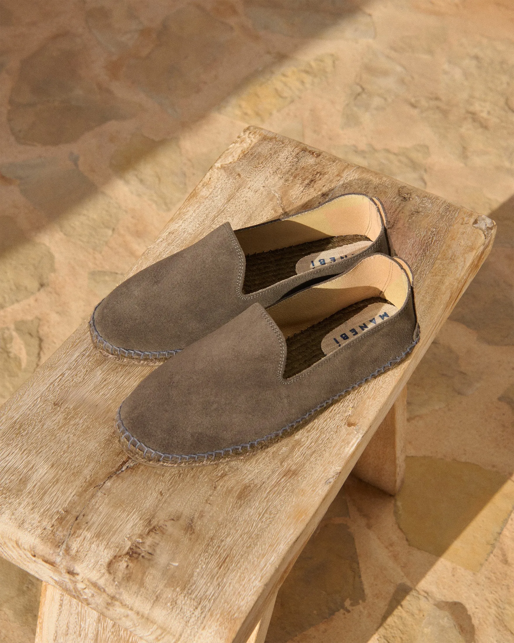 Suede Espadrilles - R50C0 - Hamptons Carbon Grey On Tone