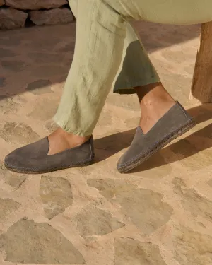 Suede Espadrilles - R50C0 - Hamptons Carbon Grey On Tone