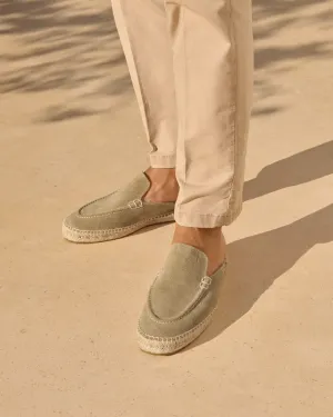 Suede Traveler Loafers Mules - R44MT - Hamptons Forest