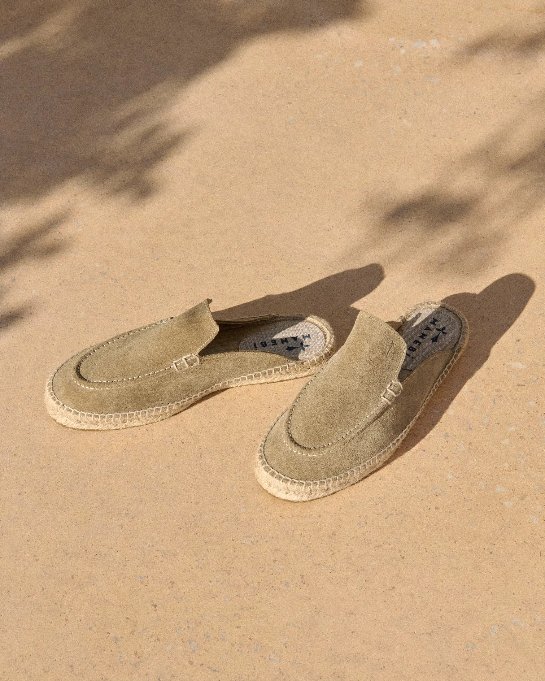 Suede Traveler Loafers Mules - R44MT - Hamptons Forest