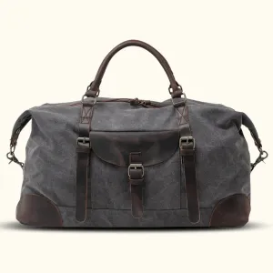 The Rustic Range Rover - Canvas Weekender Bag