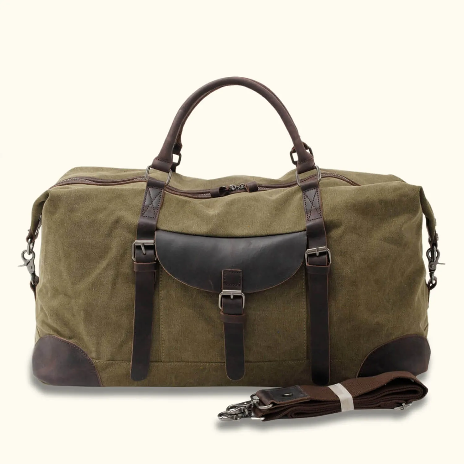 The Rustic Range Rover - Canvas Weekender Bag