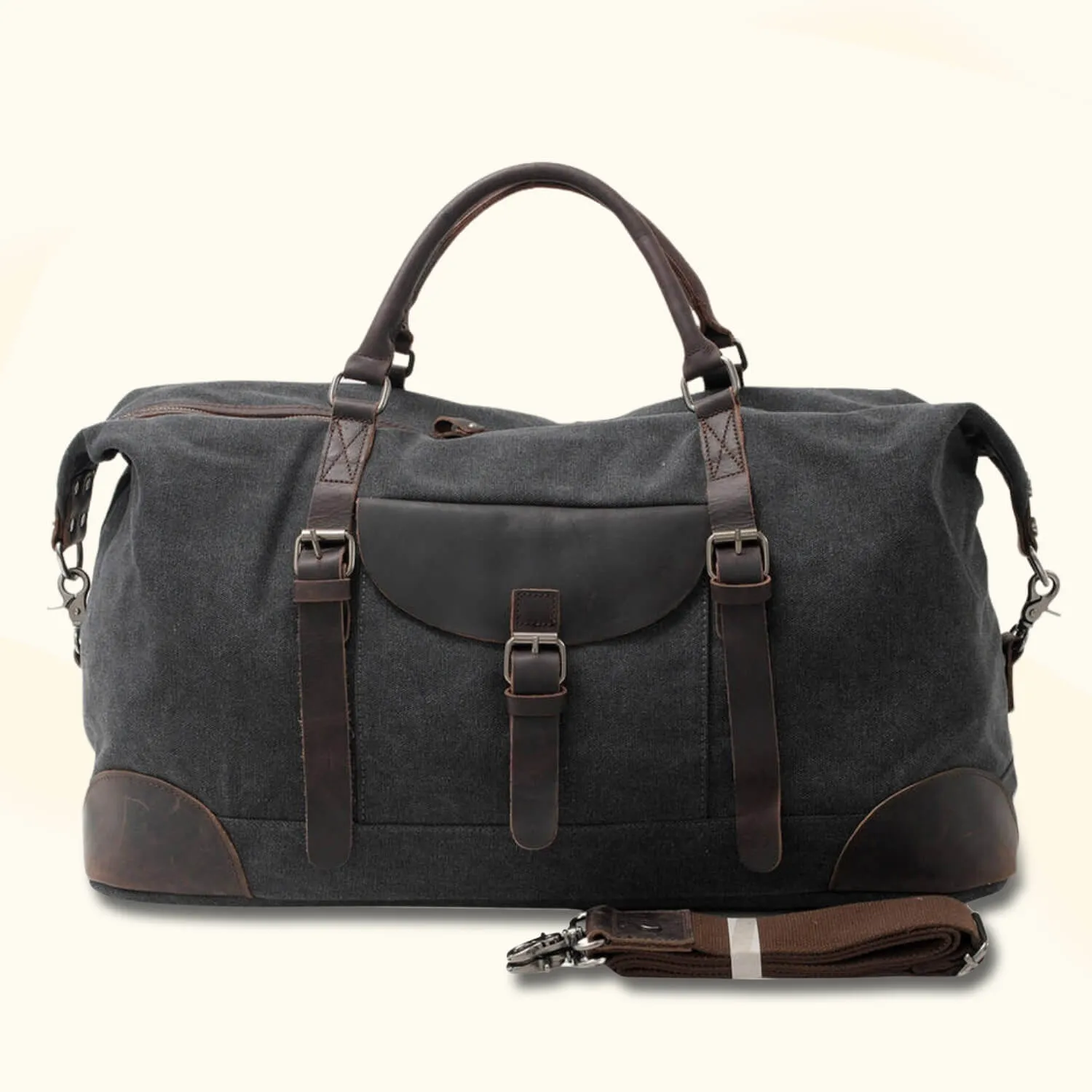 The Rustic Range Rover - Canvas Weekender Bag