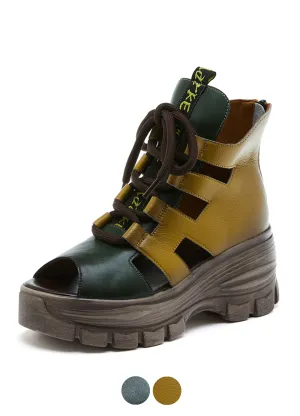 USS Shoes Margi Women's Open Toe Platform Sandals