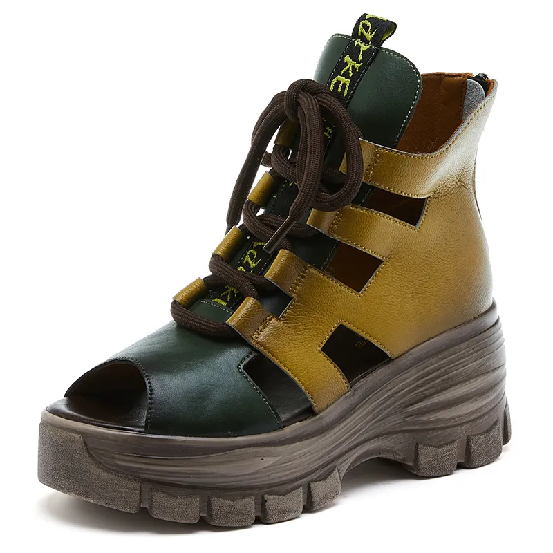 USS Shoes Margi Women's Open Toe Platform Sandals