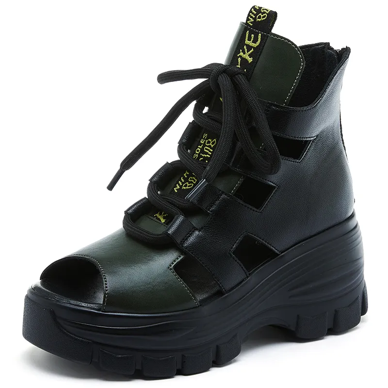 USS Shoes Margi Women's Open Toe Platform Sandals